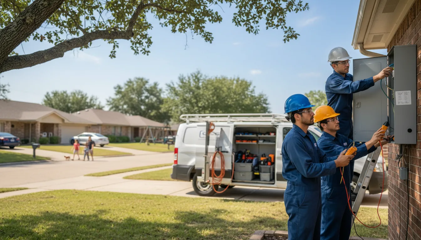 Certified electrician providing emergency electrical services in Chester, IL